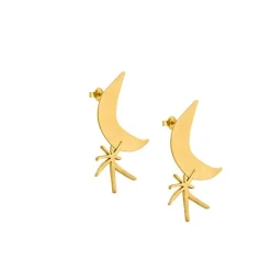 Online Boucles d'oreilles Joan Miró Lune et étoile Boucles D'Oreilles