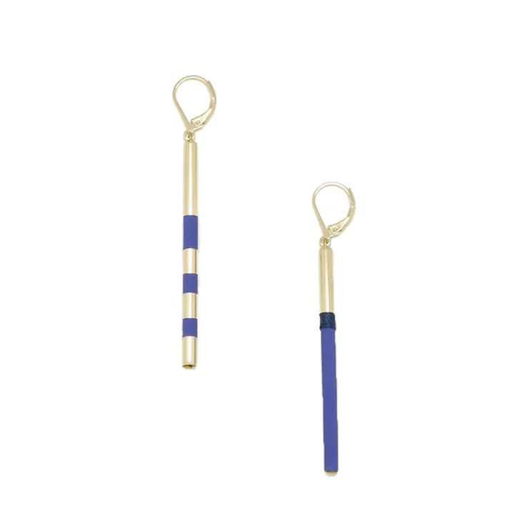 Hot Boucles d'oreilles Savoy - Bleu Boucles D'Oreilles