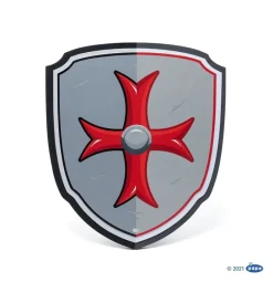 Bouclier Croix de Malte en mousse - Papo