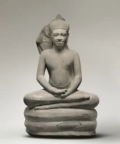 Bouddha en méditation sur le naga (toiles encadrées)