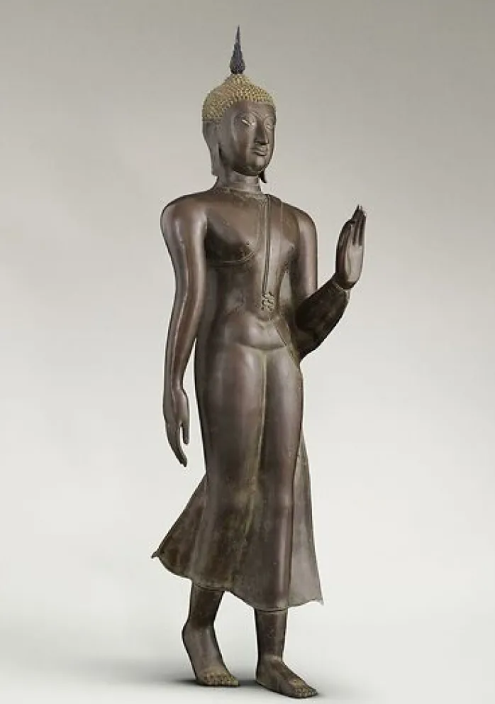Bouddha marchant (panneaux aluminium)