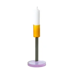 Outlet Bougeoir en verre Fumé / ambre Design|Art De La Maison