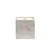 Bougie Cube - Béton Gris 250g