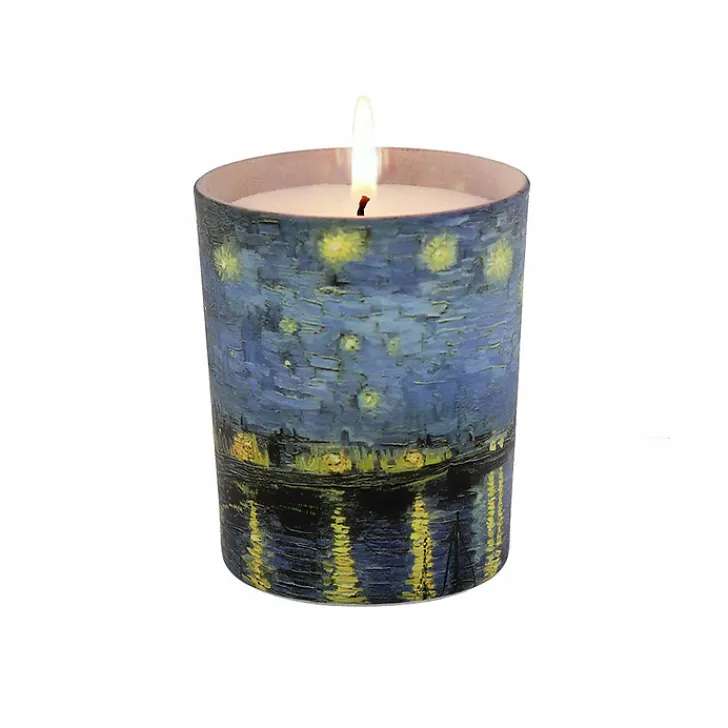 Clearance Bougie parfumée Fleur de coton Vincent van Gogh - La Nuit étoilée, 1888 Senteurs