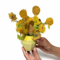 Bouquet Pop-up en papier Vincent van Gogh - Tournesols