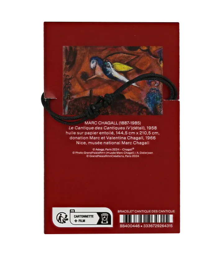 Bracelet cordon Chagall Cantique des cantiques IV