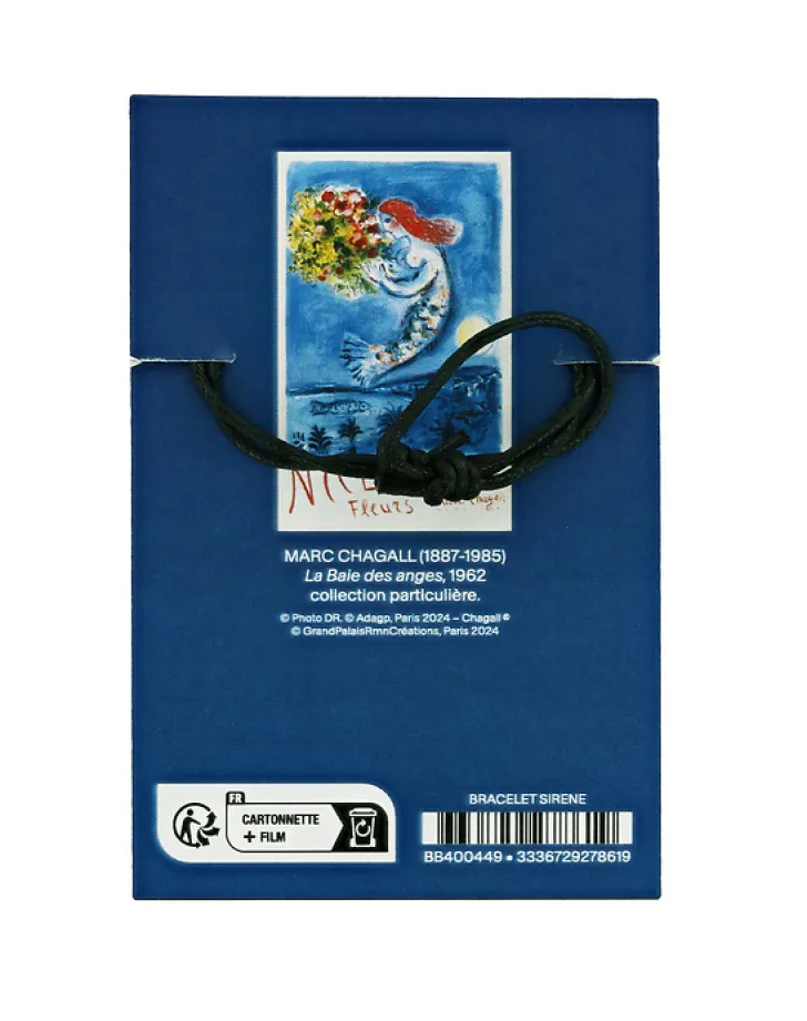 Outlet Bracelet cordon Marc Chagall - La baie des anges, 1962 Bracelets