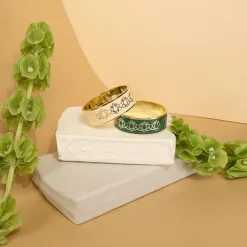Clearance Bracelet Nymphéas graphique Vert Bracelets