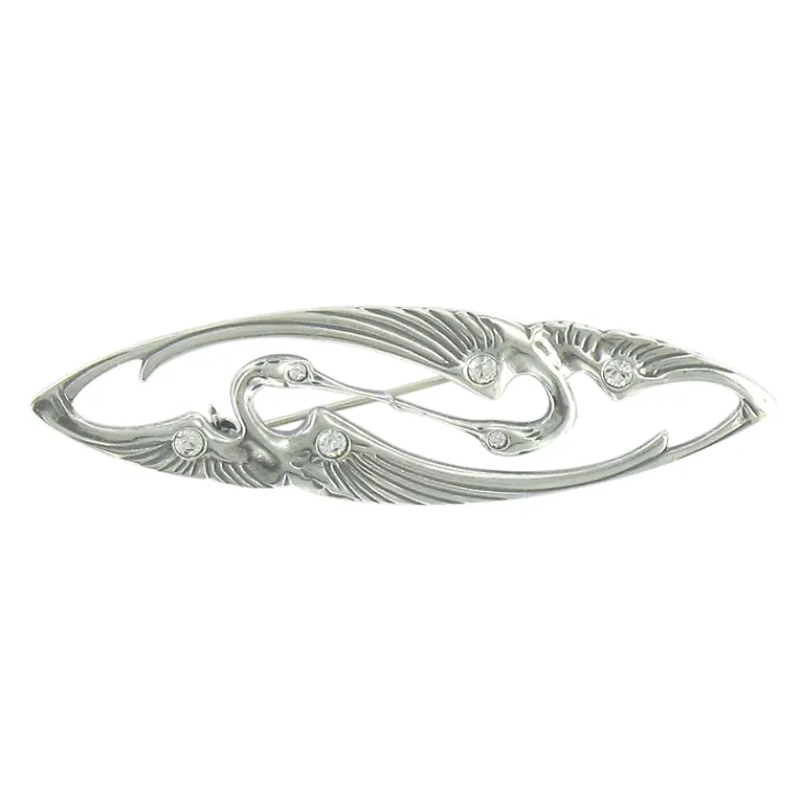 New Broche Art nouveau Cigogne Broches