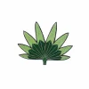 Broche Feuille de palmier verte - Macon & Lesquoy