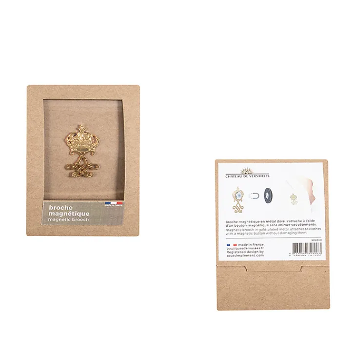 New Broche magnétique Monogramme Louis XIV - Château de Versailles Broches