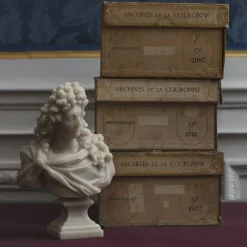 Buste en cire de Louis XIV Trudon - Pierre