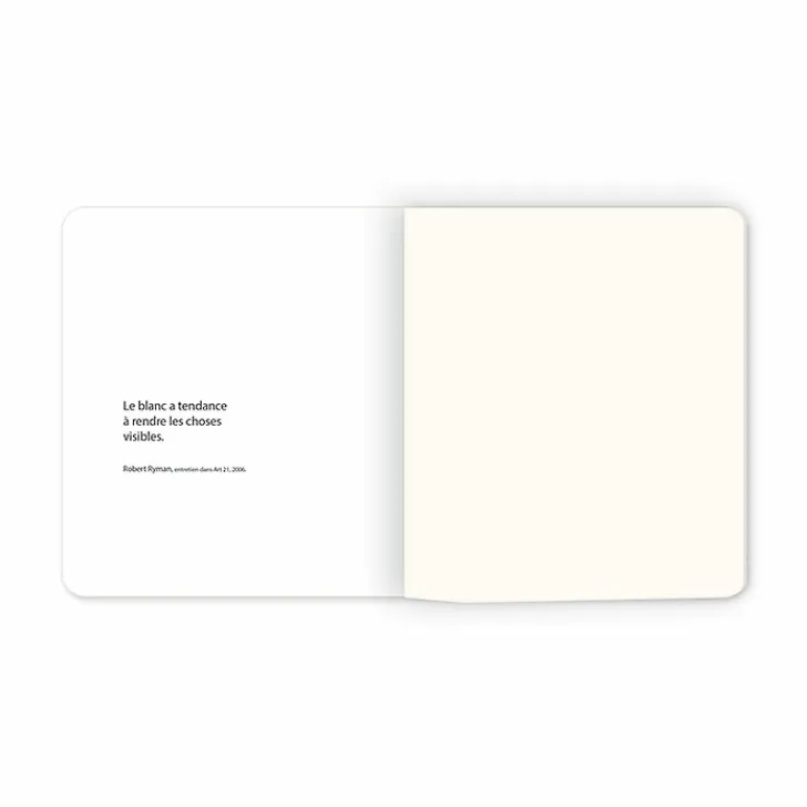 Hot Cahier carré Robert Ryman - Sans titre, 1965 Cahiers Et Carnets