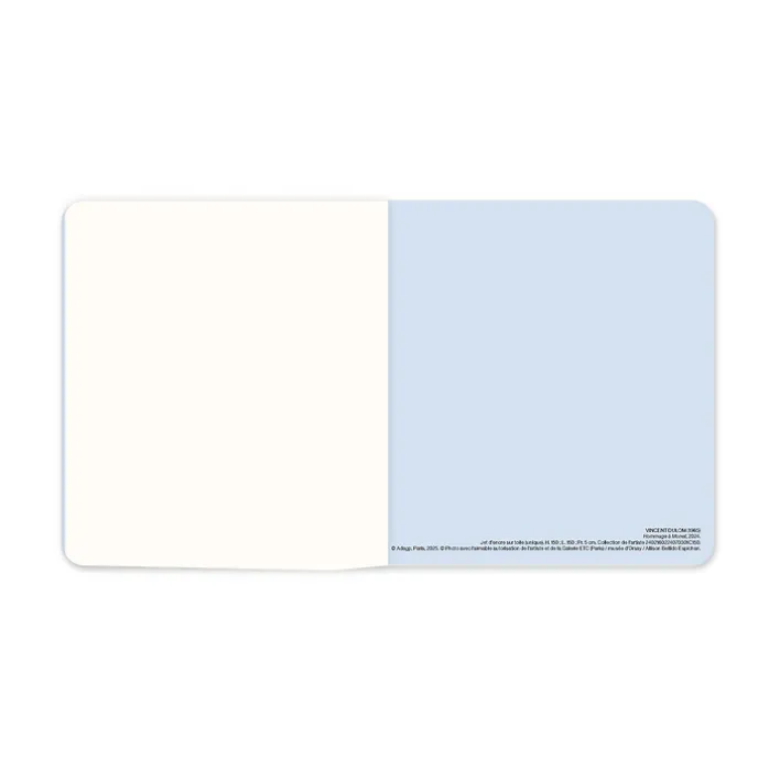 Cahier carré Vincent Dulom - Hommage à Monet, 2024.