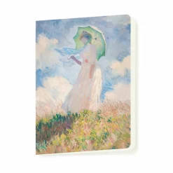 Cahier Claude Monet - Femme à l'ombrelle tournée vers la gauche