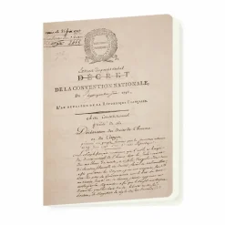 Cahier Déclaration des Droits de l'Homme et du citoyen