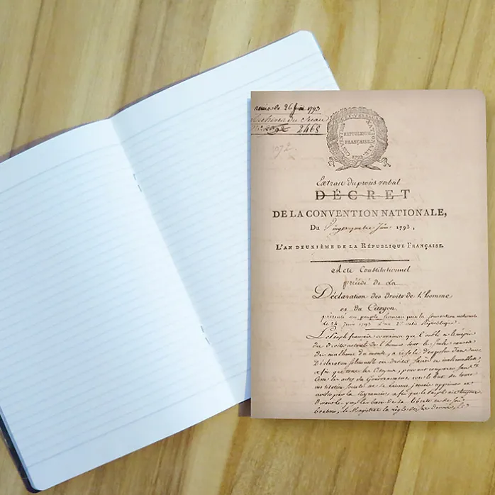 Cahier Déclaration des Droits de l'Homme et du citoyen
