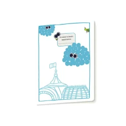 Discount Cahier à dessin + stickers - Cumulo & Réséda Bleu - Grand Palais Papeterie Jeunesse