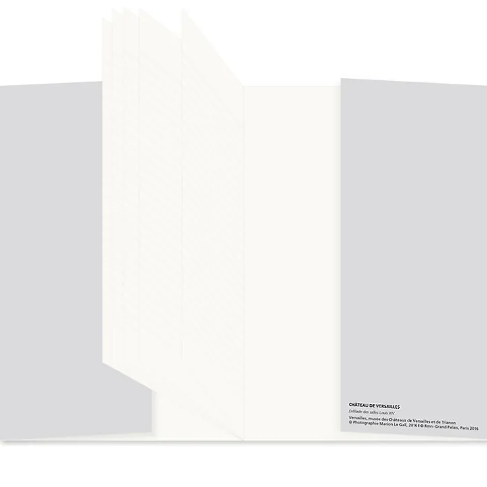 Cahier "Enfilade des salles Louis XIV"