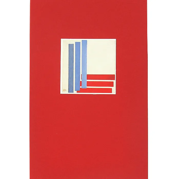 Cahier František Kupka - Trois Bleus et trois rouges