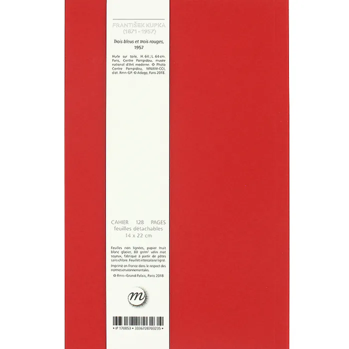 Cahier František Kupka - Trois Bleus et trois rouges