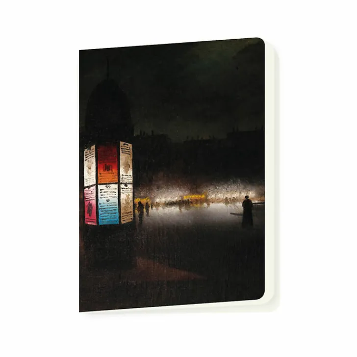 Hot Cahier Gabriel Biessy - Colonne Morris, nocturne parisien, vers 1900 Cahiers Et Carnets