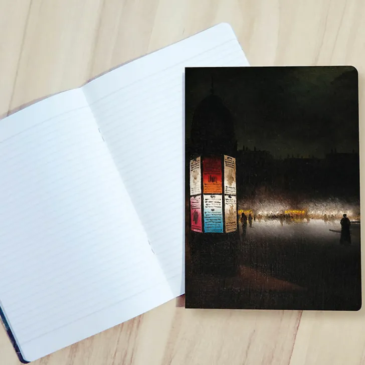 Hot Cahier Gabriel Biessy - Colonne Morris, nocturne parisien, vers 1900 Cahiers Et Carnets