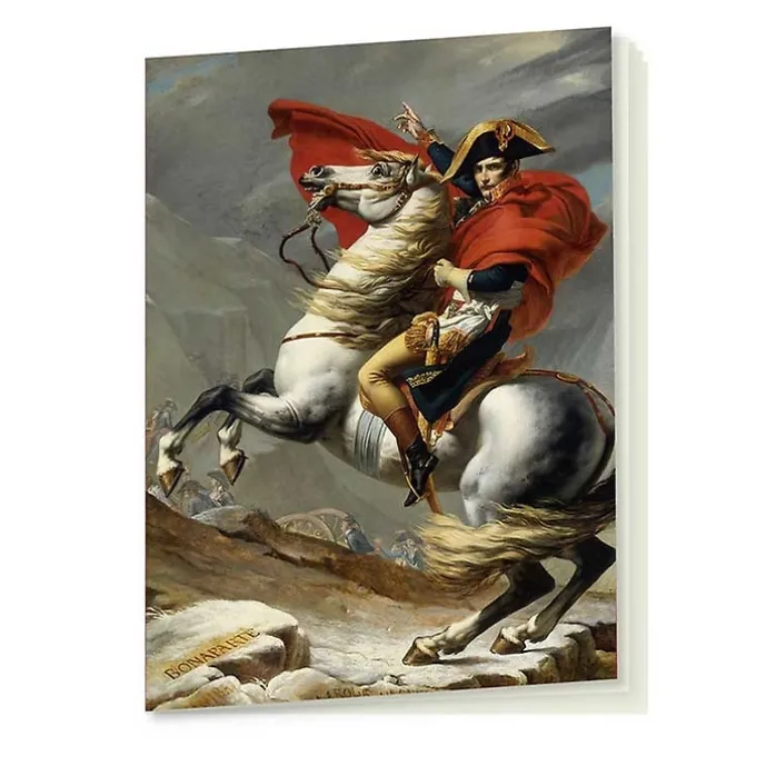 Cahier Jean-Louis David - Le Premier Consul franchissant le Grand-Saint-Bernard, 1801