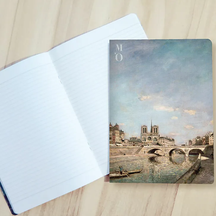 Outlet Cahier Johan Barthold Jongkind - La Seine et Notre-Dame de Paris, vue du quai des Grands Augustins avec le pont Saint-Michel, 1864 Cahiers Et Carnets