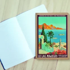 Cahier Julien Lacaze - Le lac majeur par Dijon-Vallorbe, Le Simplon