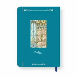 Cahier à élastique Alphonse Mucha - Documents décoratifs bleus (Planche n°30)