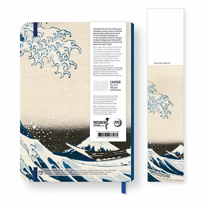 Cahier à élastique Katsushika Hokusai - La vague