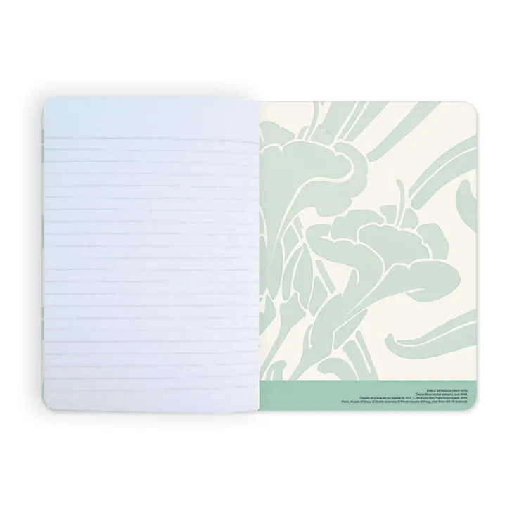 Cahier Émile Bernaux - Décor floral stylisé Cahiers Et Carnets