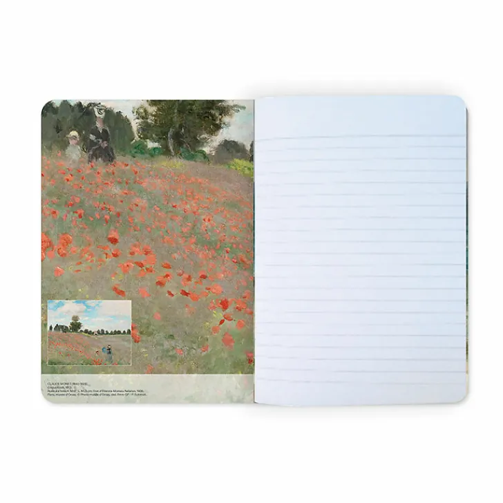 Outlet Cahier Musée d'Orsay - Paris 1874, Coquelicots/La falaise Cahiers Et Carnets