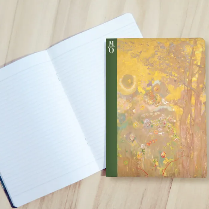 Cahier Odilon Redon - Arbres sur un fond jaune, 1901