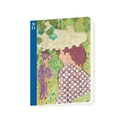 Discount Cahier Pierre Bonnard - Femmes au jardin : femme à la robe quadrillée, 1891 Cahiers Et Carnets