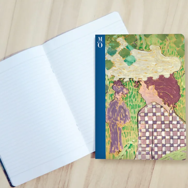 Discount Cahier Pierre Bonnard - Femmes au jardin : femme à la robe quadrillée, 1891 Cahiers Et Carnets
