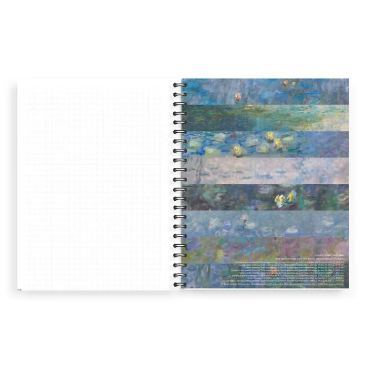 Outlet Cahier à spirale Claude Monet - Série des Nymphéas Cahiers Et Carnets