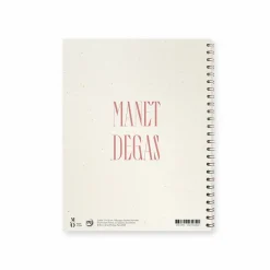 Cahier à spirale Édouard Manet / Edgar Degas - Femme dans un tub, 1878 / Le Tub, 1886 Cahiers Et Carnets