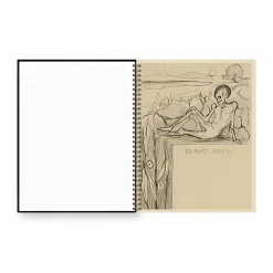 Discount Cahier à spirale Edvard Munch - Autoportrait au bras de squelette, 1895 Cahiers Et Carnets