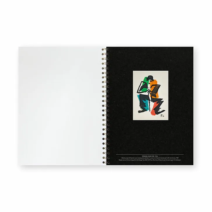 Outlet Cahier à spirale Fernand Léger - Charlot, 1949 Cahiers Et Carnets