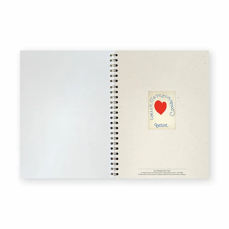 Sale Cahier à spirale Henri Matisse - Verve, Cœur d'amour épris, 1949 Cahiers Et Carnets