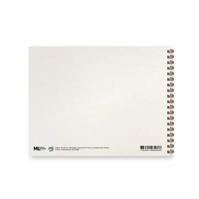 Cahier à spirale Léon Monet. Frère de l'artiste et collectionneur