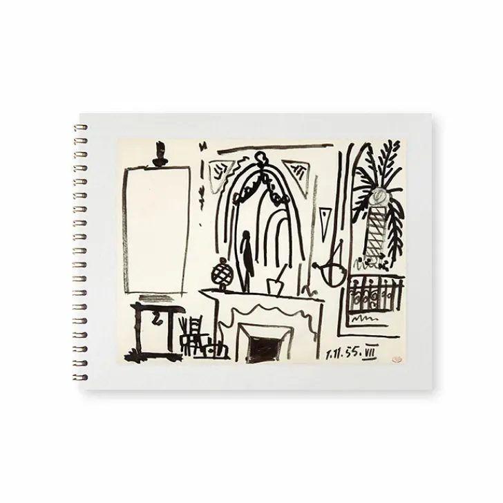 Outlet Cahier à spirale Pablo Picasso - Atelier de La Californie, Villa de Picasso et Jacqueline à Cannes, 1955 Cahiers Et Carnets