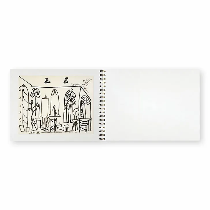 Outlet Cahier à spirale Pablo Picasso - Atelier de La Californie, Villa de Picasso et Jacqueline à Cannes, 1955 Cahiers Et Carnets