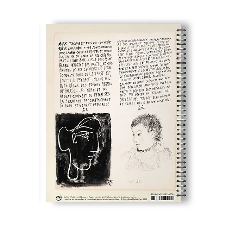 New Cahier à spirales Pablo Picasso - Poèmes et lithographies Cahiers Et Carnets