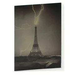 Hot Cahier "Tour Eiffel foudroyée" Cahiers Et Carnets