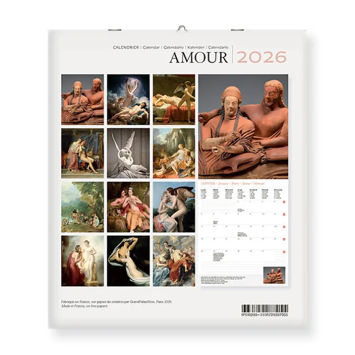 Calendrier 2026 - Amour - 15,5x18cm