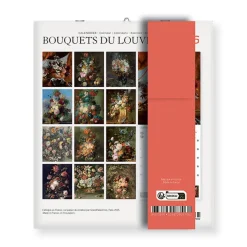 Calendrier 2026 - Bouquets du Louvre - 15,5x18cm
