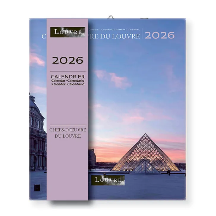 Outlet Calendrier 2026 - Chefs-d'œuvre du Louvre - 15,5x18cm Calendriers Et Agendas